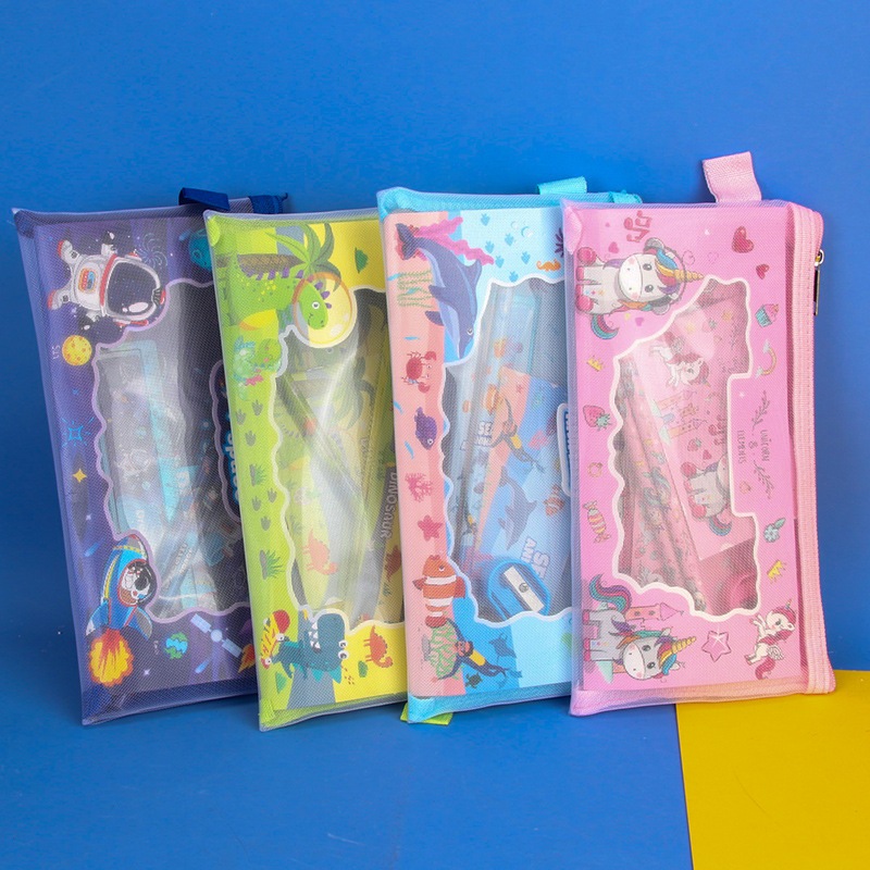 

SET ALAT TULIS KARAKTER / TEMPAT PENSIL ISI PENSIL PENGGARIS PENGHAPUS RAUTAN CRAYON / ATK IMPOR MOTIF LUCU BENTUK UNIK - P02