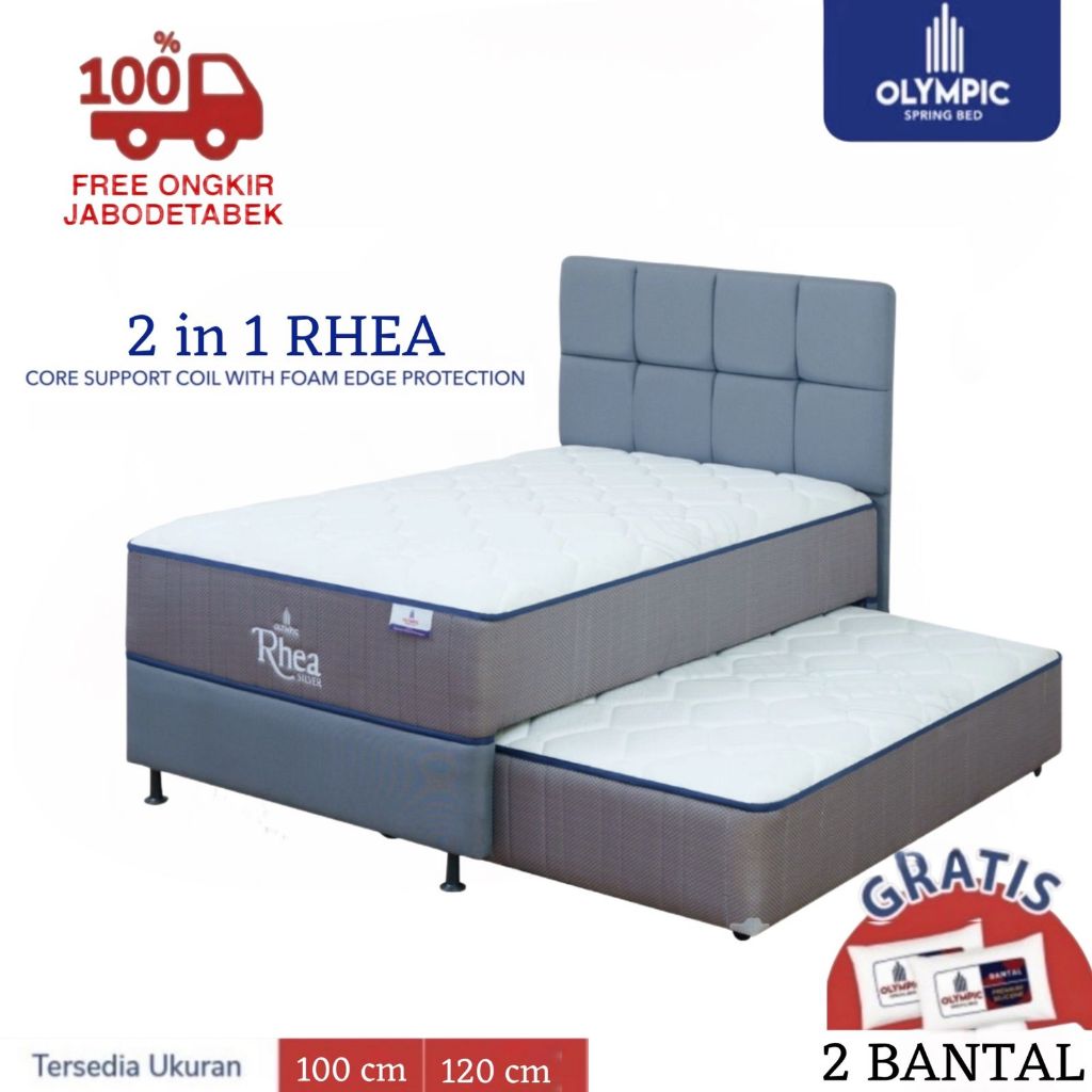 Olympic Kasur Springbed Sorong 2in1 Twin RHEA / Kasur Sorong Twin