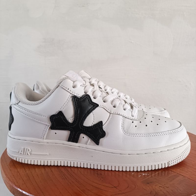 sepatu langka second nike AF1 x chrome hearts