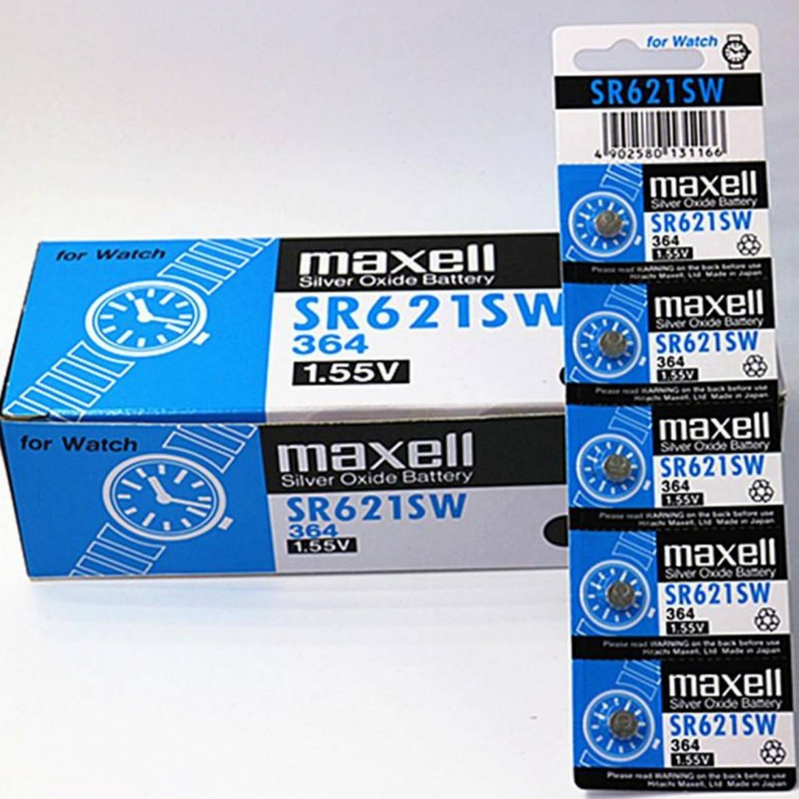 Baterai Original 364 Maxell SR621SW SR 621 SW Batre