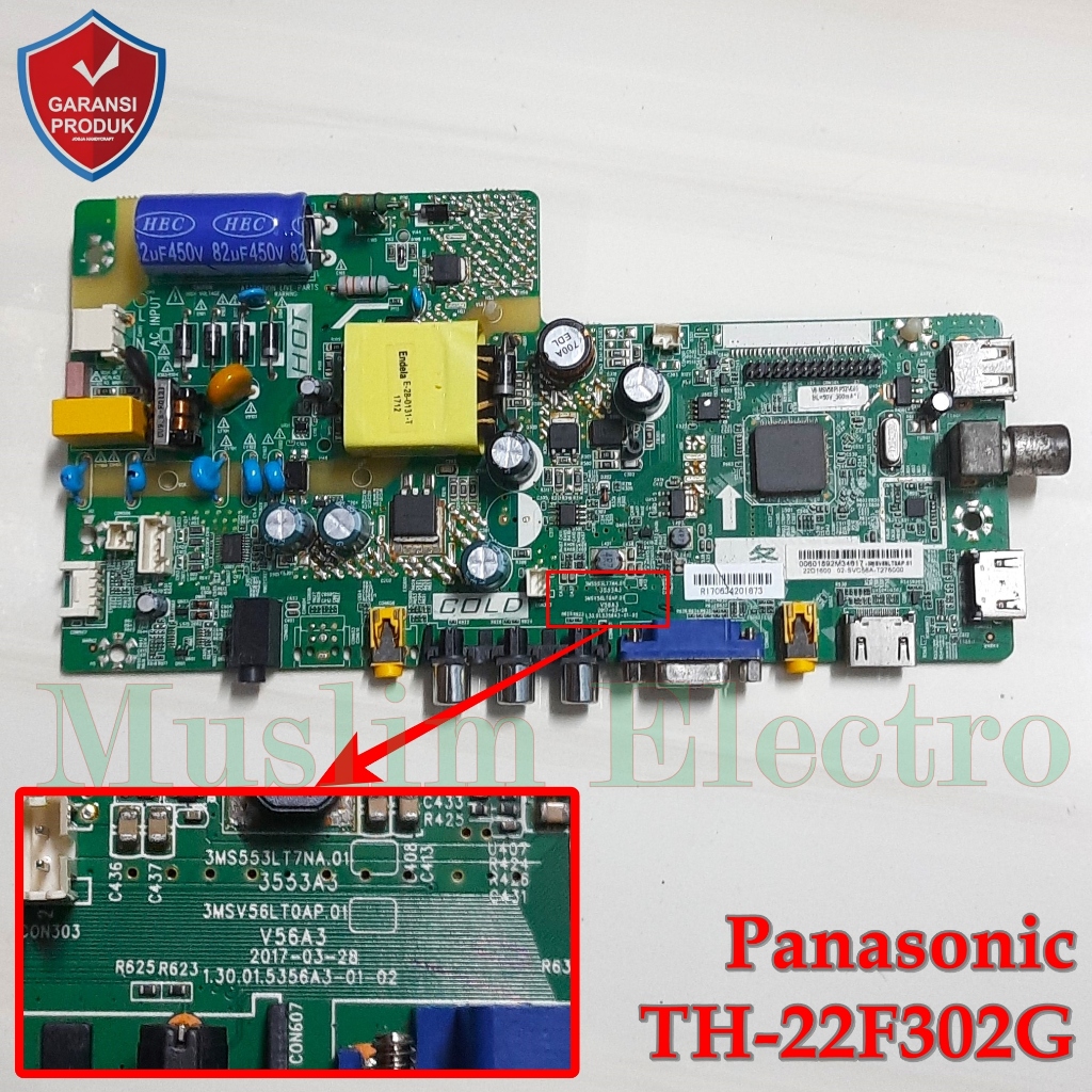 Mainboard LED TV  Panasonic TH-22F302G TH-22F302 22F302G 22F302