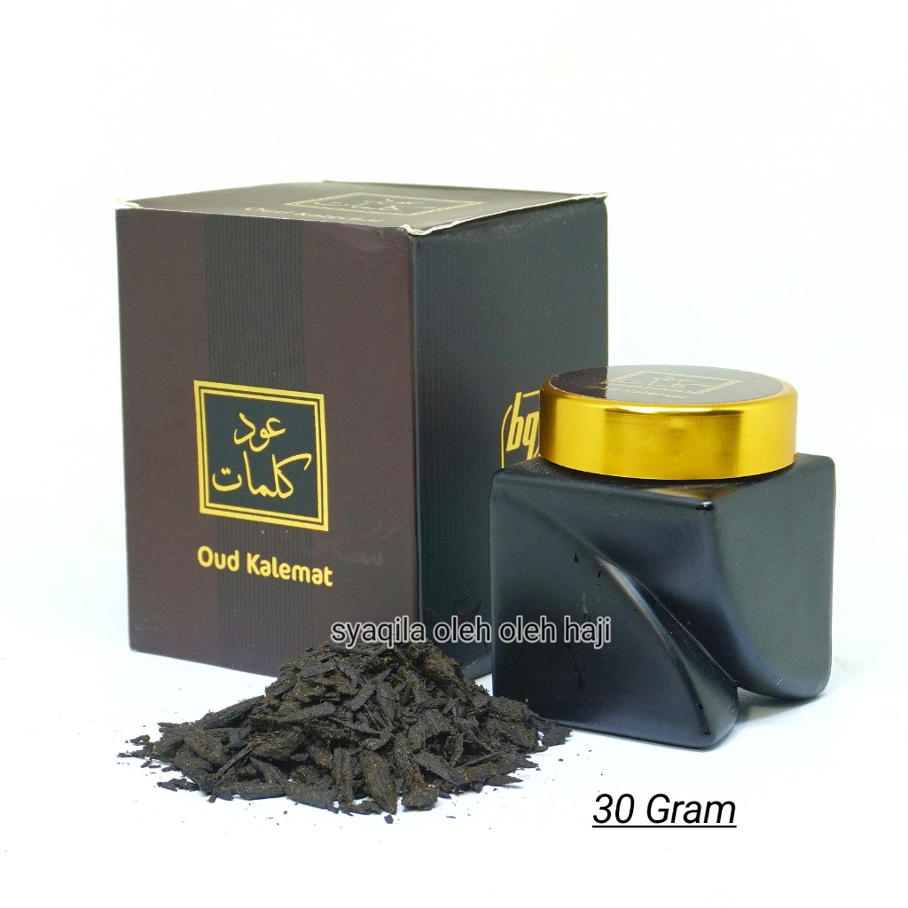 Bukhur Oud Kalemat 30gr Bin Gadim BQ Bakhour Dupa Kalimat Buhur Gahru Pewangi Aromaterapi Impor