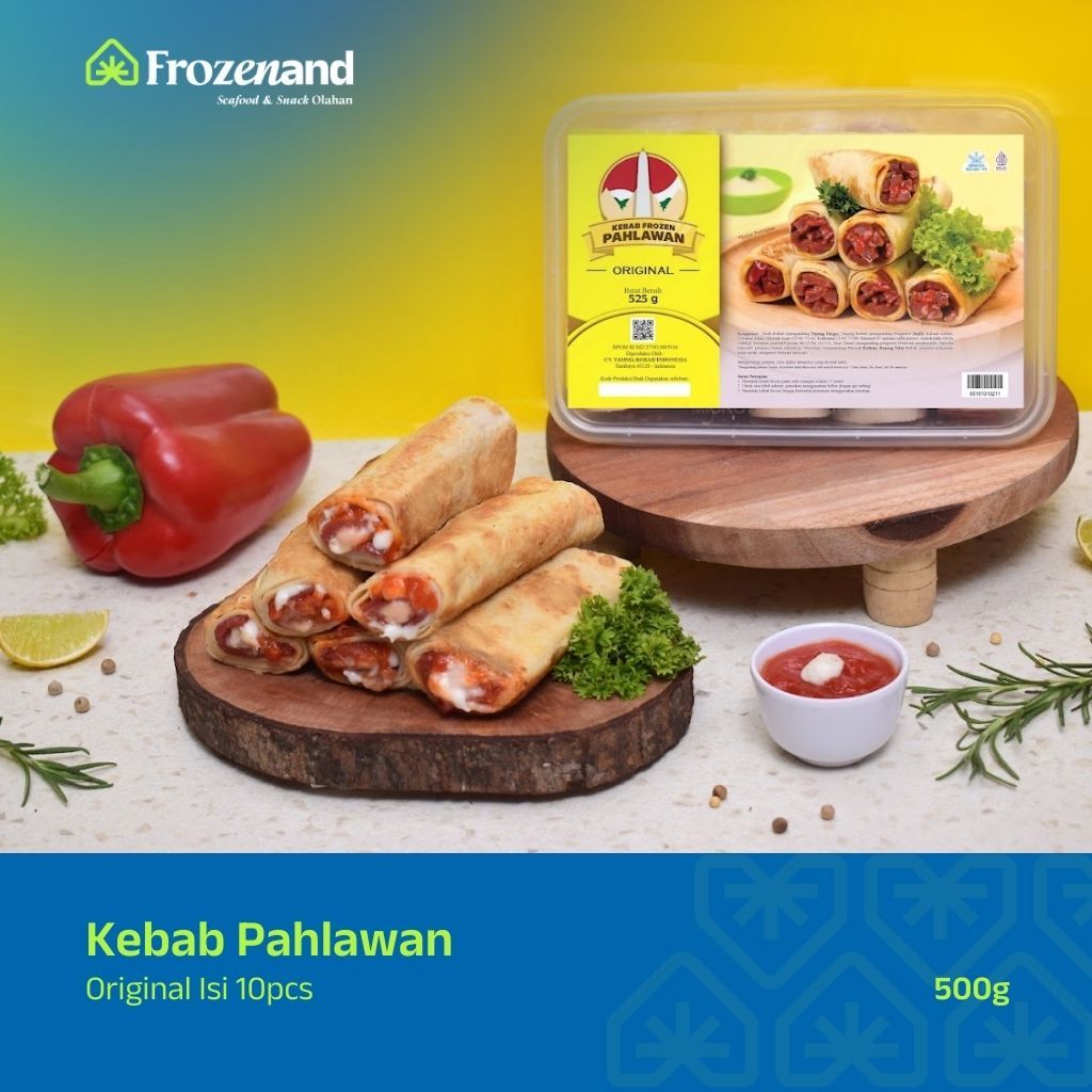 

Kebab Frozen Pahlawan Original Isi 10 Pcs