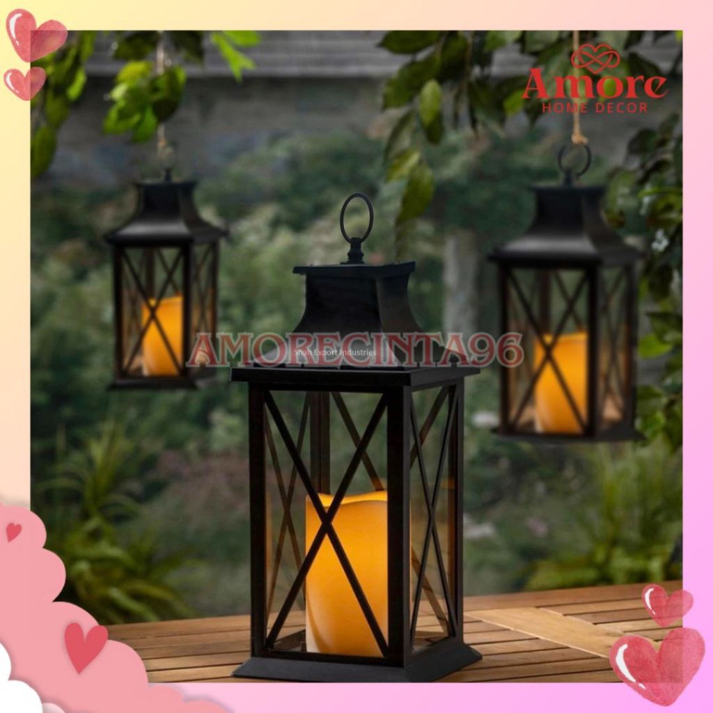 Lampu Lentera Taman Pilar Pagar rumah minimalis - Lampu Pilar Pagar / Atap Rumah / Lampu Pagar Minim