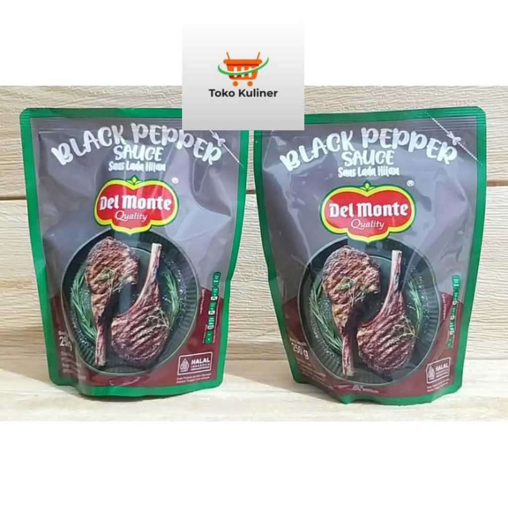 

Delmonte Blackpapper Sauce 250gr