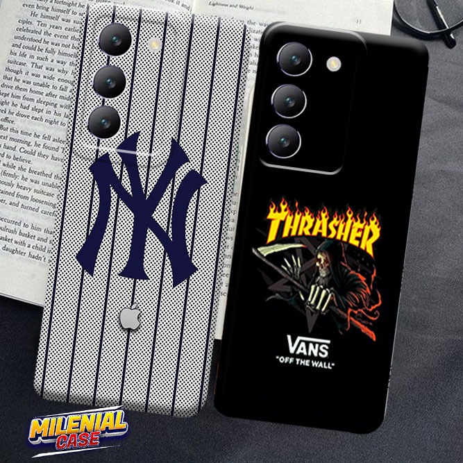 (MJA02) Softcase Vivo Y100 5G/Y100 4G Clear case Motif Brand Pro Camera Camera belakang