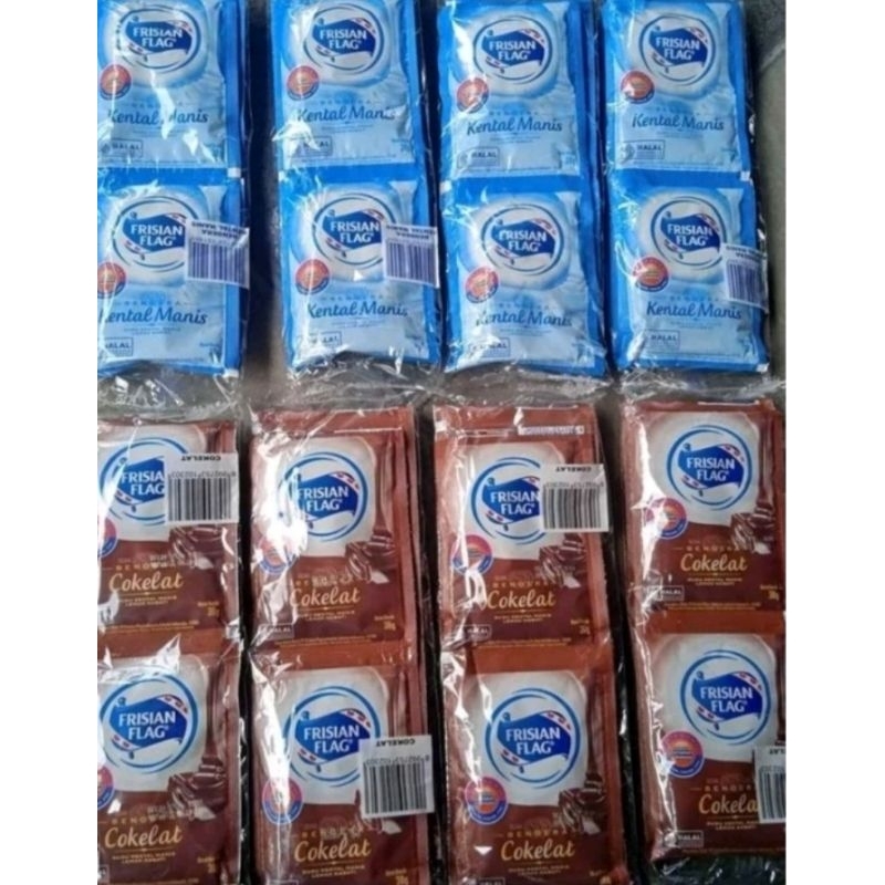 

FRISIAN FLAG KENTAL MANIS SACHET COKLAT & PUTIH