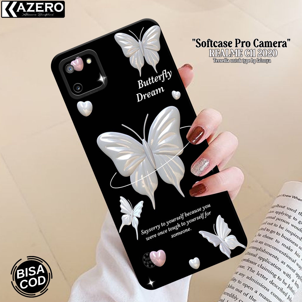 Case REALME C11 2020 - Fashion Case Aesthetic - Softcase REALME C11 2020 - Silikon Pro Camera - Kesi