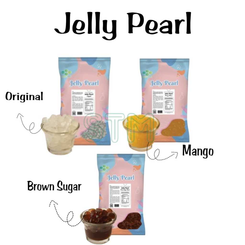 

Jelly Pearl Boba Topping Minuman Kekinian/jelly bubble siap saji Kualitas Premium tinggi