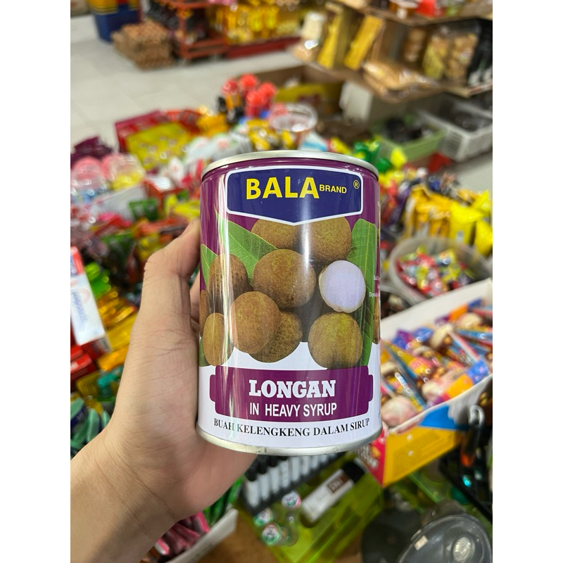 

BALA BRAND LONGAN IN SYRUP 565 GR / LONGAN KALENG / LONGAN BALA / KELENGKENG KALENG