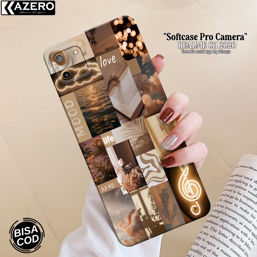 Case REALME C11 2020 - Fashion Case Aesthetic - Softcase REALME C11 2020 - Silikon Pro Camera - Kesi