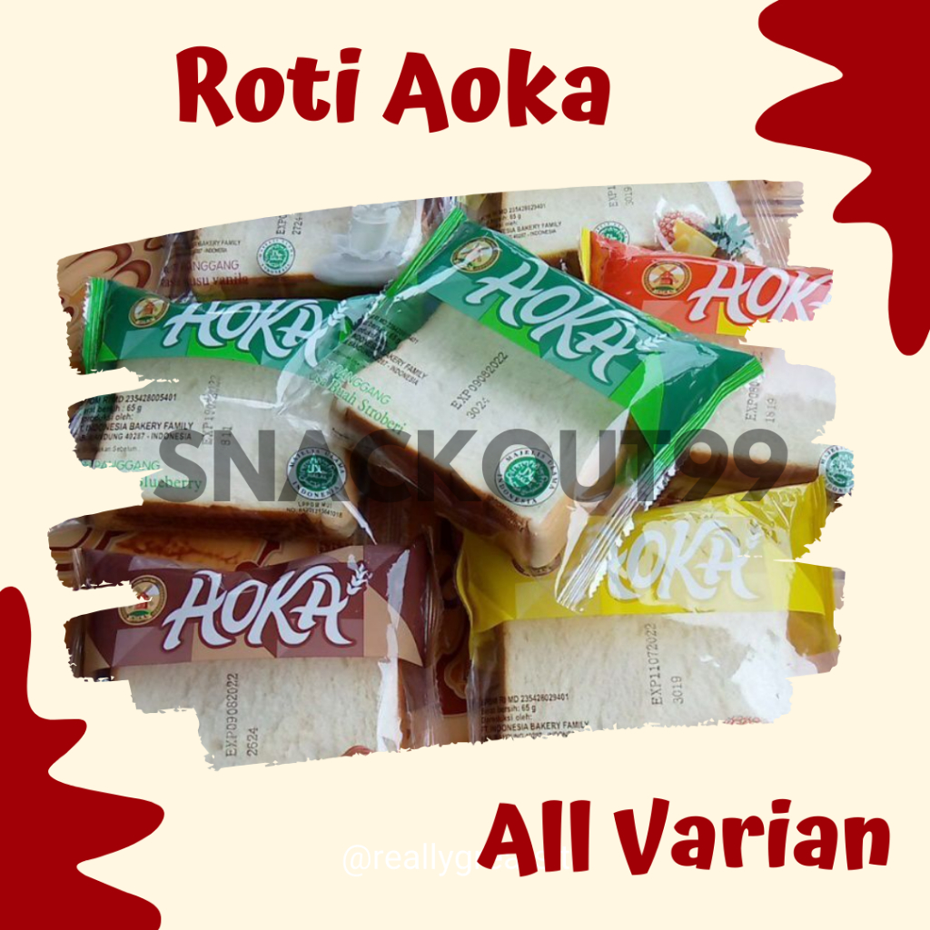 

Aoka Roti Tawar Panggang All Varian 65 gram