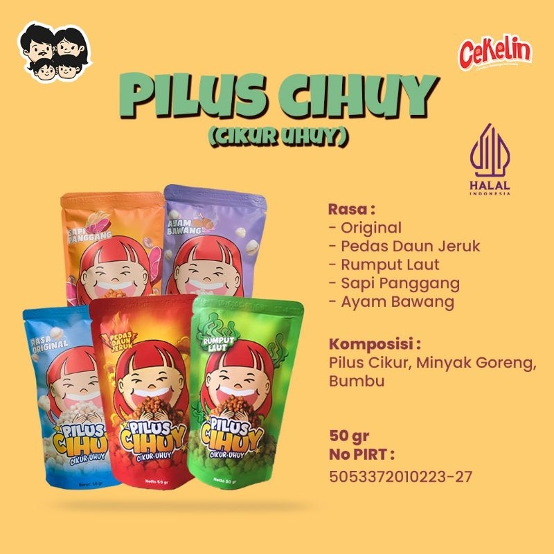 

Cekelin Jualan Snack Jajanan Viral Cemilan Kekinian Halal Pilus Cikur Enak Renyah