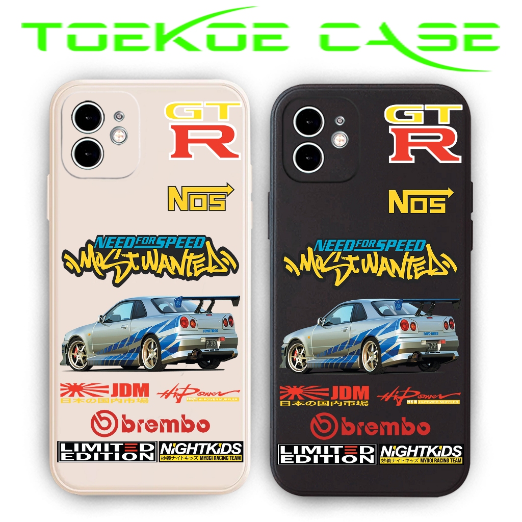 Case Realme Jdm Racing c67 c55 c3 c5 c11 c12 c15 c17 c20 c21 c25 c30 c51 c53 n53 narzo 20 30 50a 50i