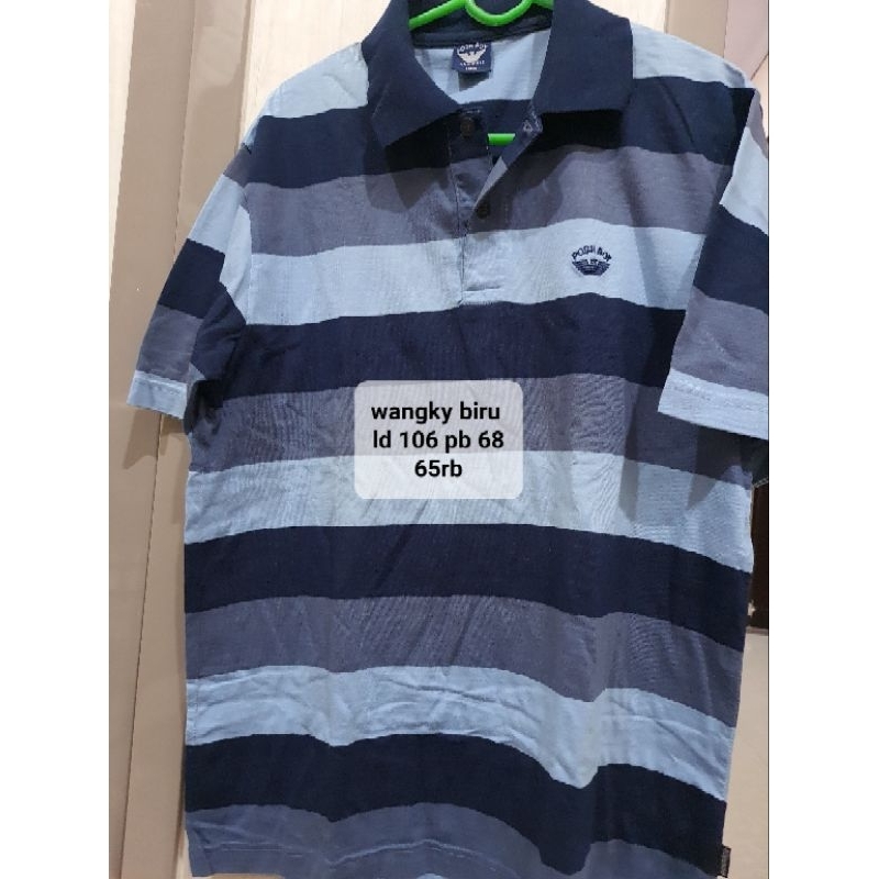 kaos super jumbo/kaos jumbo preloved/kaos kerah preloved