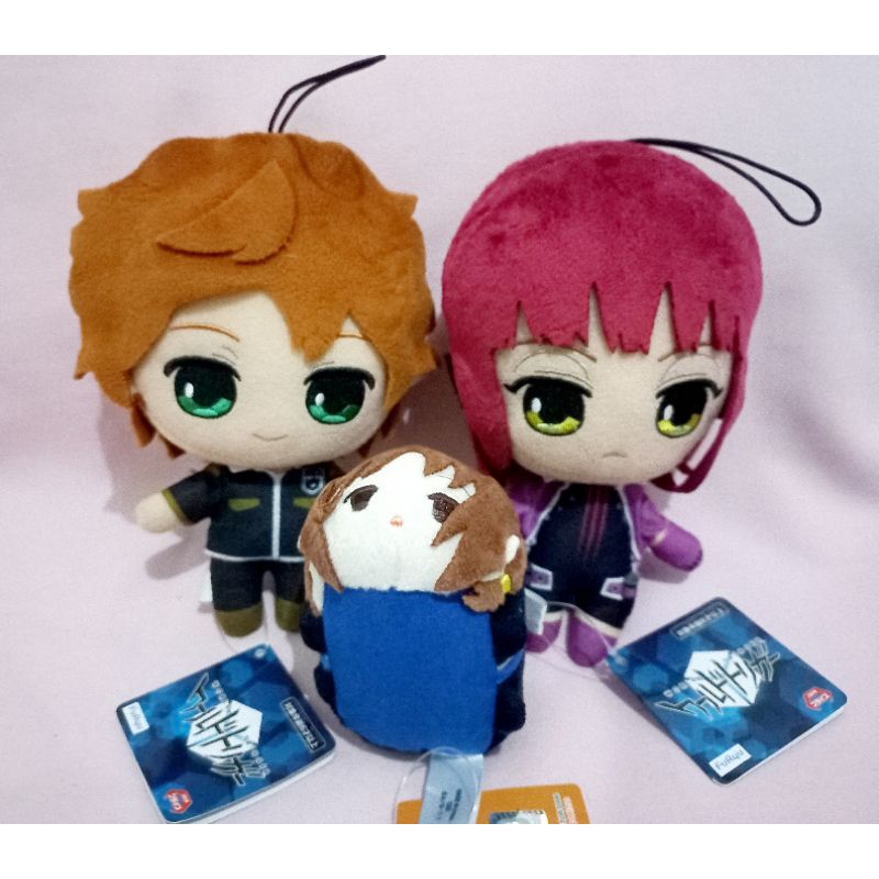 World Trigger Official Anime Plush Furyu Fuwakororin Mochi Mascot Boneka Ryo Osamu Shunju Yoko Reiji