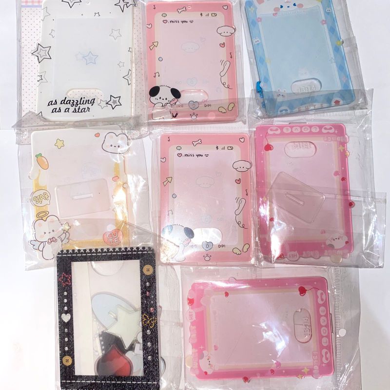 [READY STOCK] PHOTOCARD HOLDER ACRYLIC CAHOL STAND ACRYLIC PC HOLDER