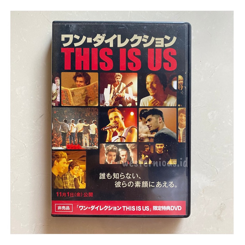 DVD Album One Direction ‘THIS IS US’ The Movie From THIS IS THE BOX Japanese Edition - Harry Styles 