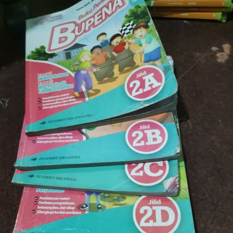 bupena bekas kelas 2 sd, sisa 2D