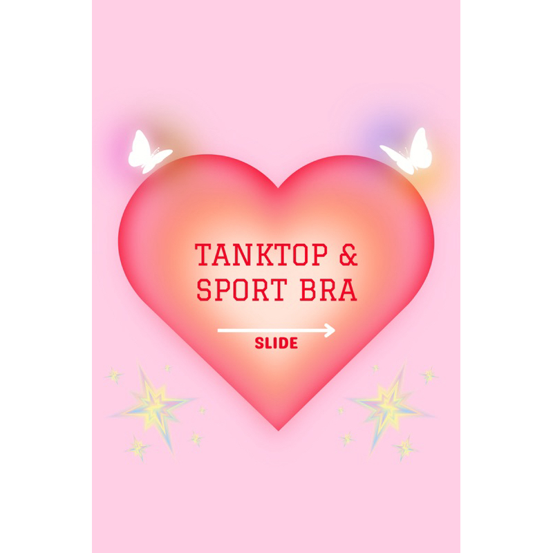 preloved tanktop & sport bra