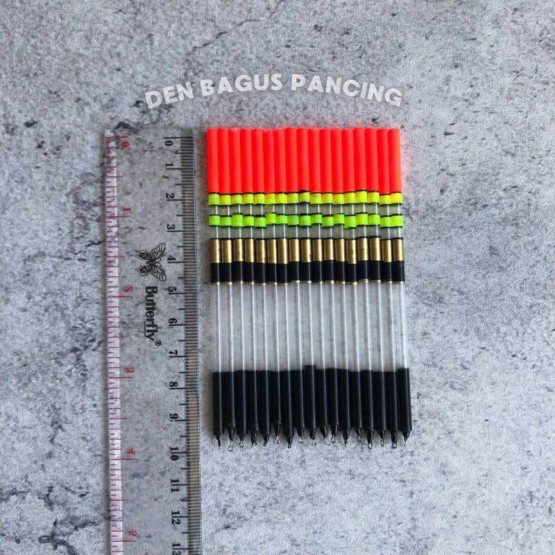 Pelampung Pancing Sedotan Pipet 10 Cm Super Sensitif Ikan Mas Lele Nila Gurami Bawal