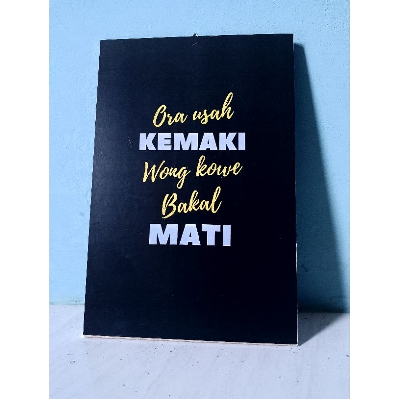 Hiasan Dinding Islami | Poster Bermakna | Poster nasehat | Wall Decor Aesthetic