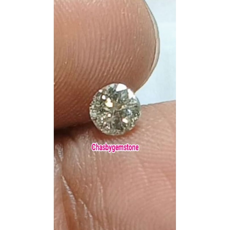 Natural Diamond luster sadis-Berlian Banjar Ligh yellow luster Tumpah