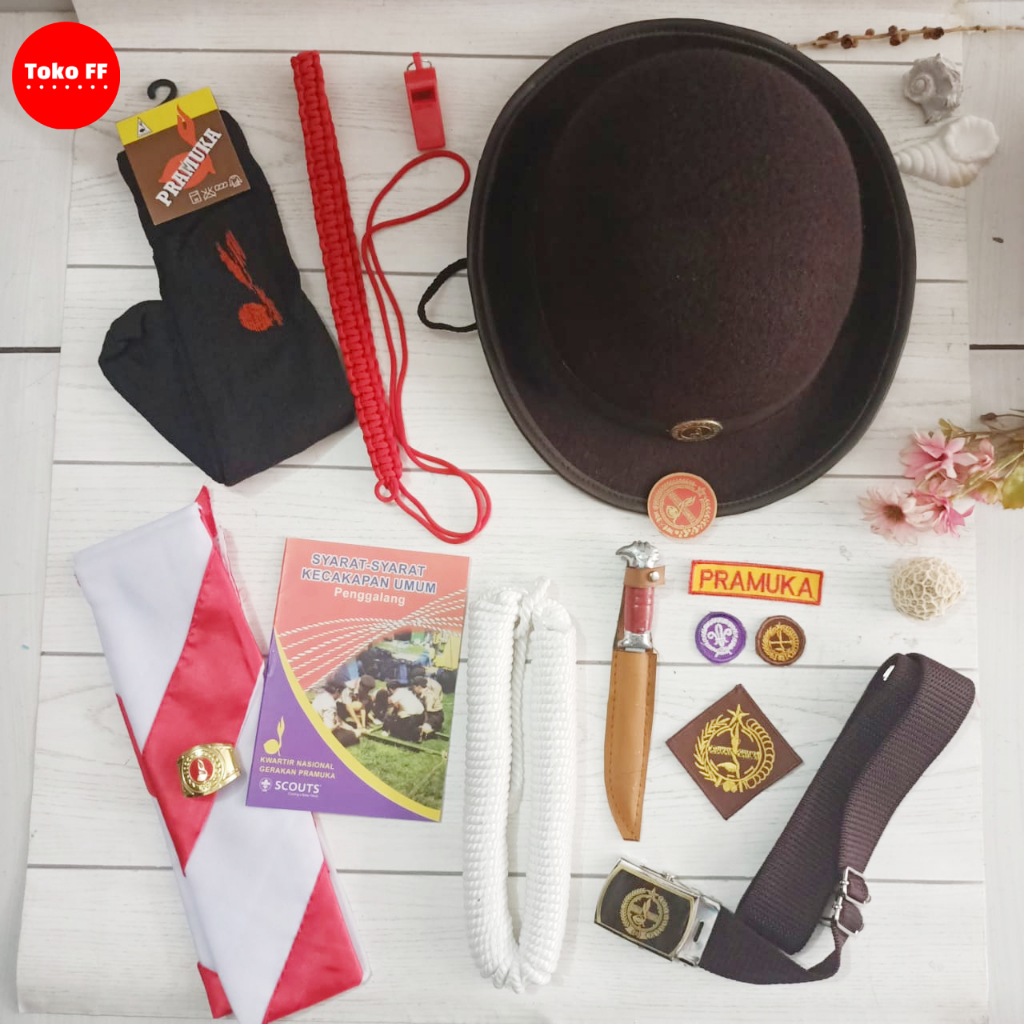 Paket Perlengkapan Atribut Pramuka Penggalang Banten untuk Putri