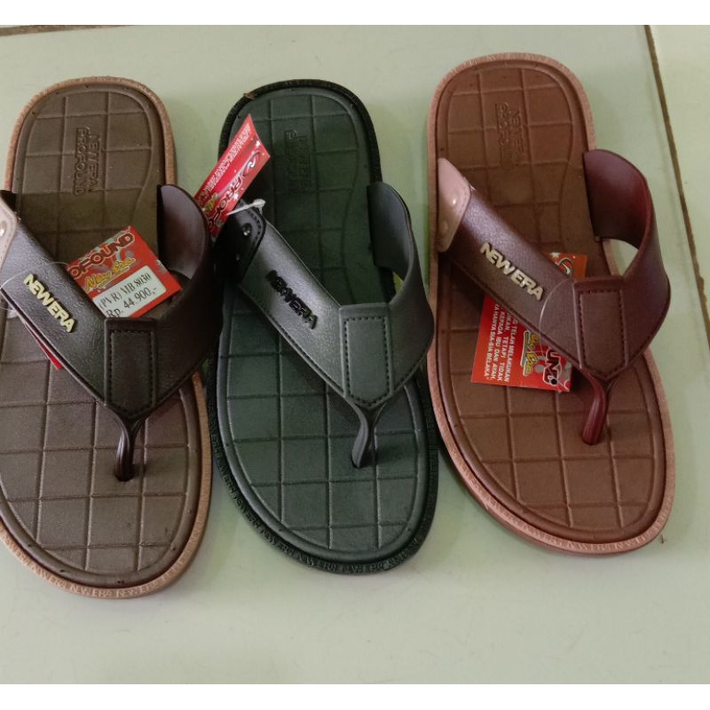 sendal karet jepit slop pria new era terbaru