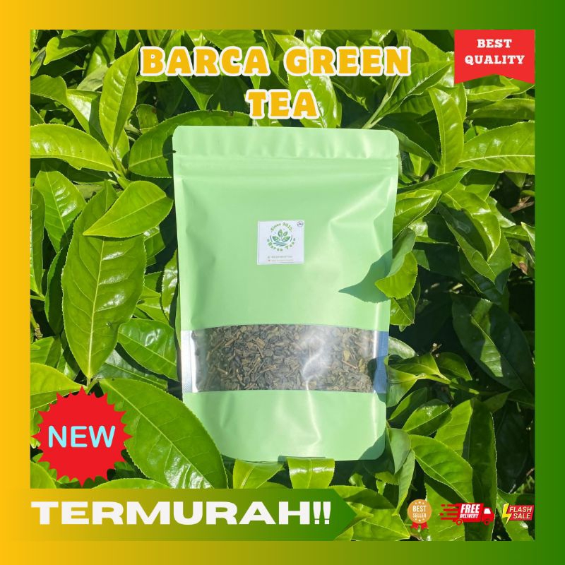 

Barca Green Tea / Teh Hijau Tambi / Teh Organik / Barca Tea Hijau / Premium Teh hijau diet 150gr