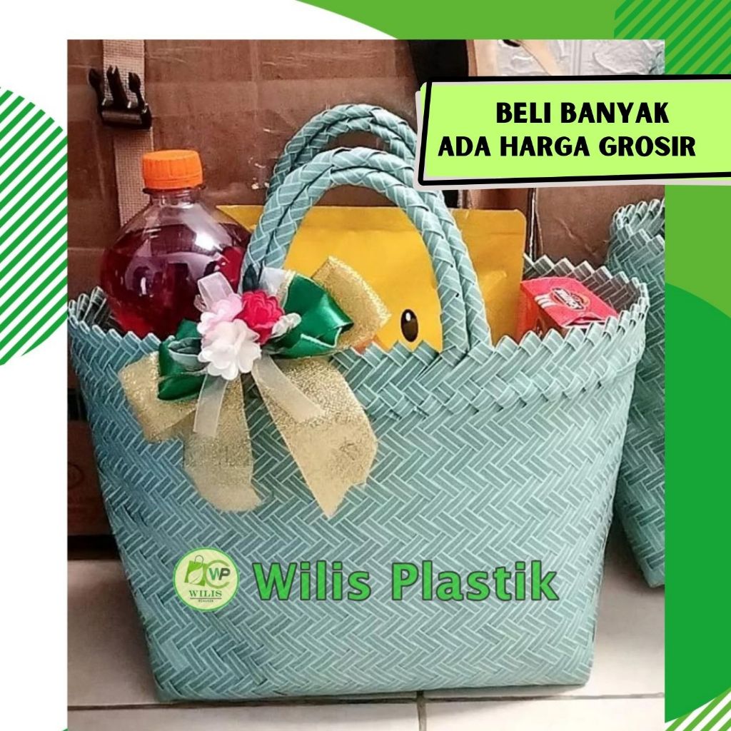 

Tas Anyam Plastik Polos Sedang / Size Medium