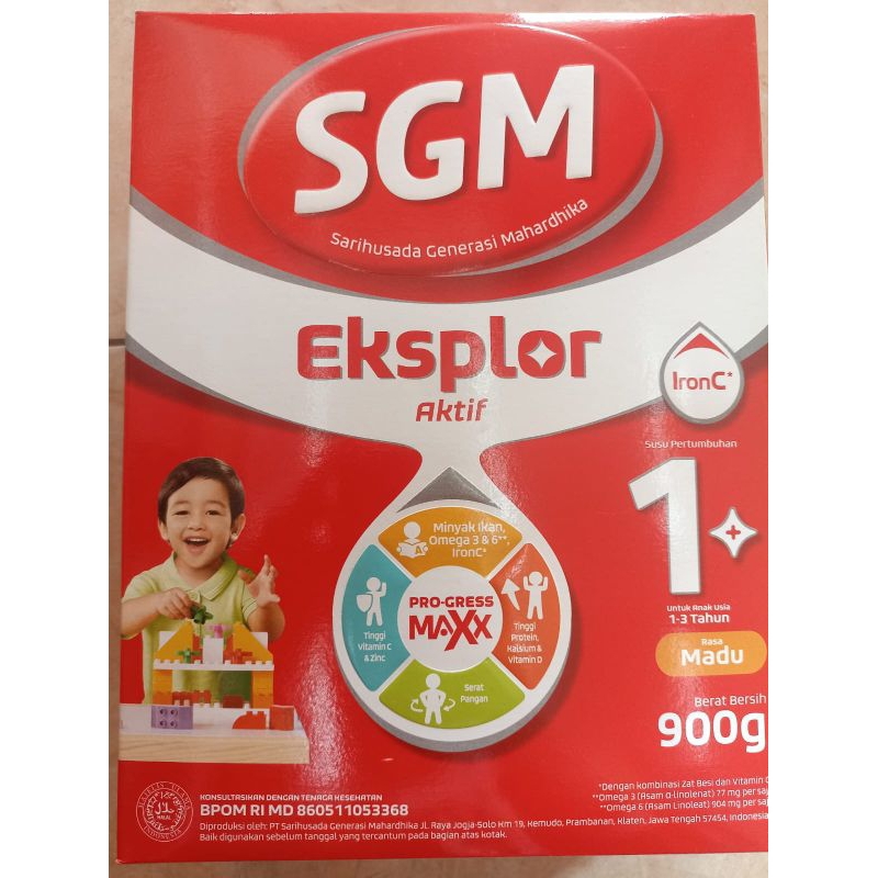 

SGM EKSPLOR AKTIF 1+ 900ml MADU