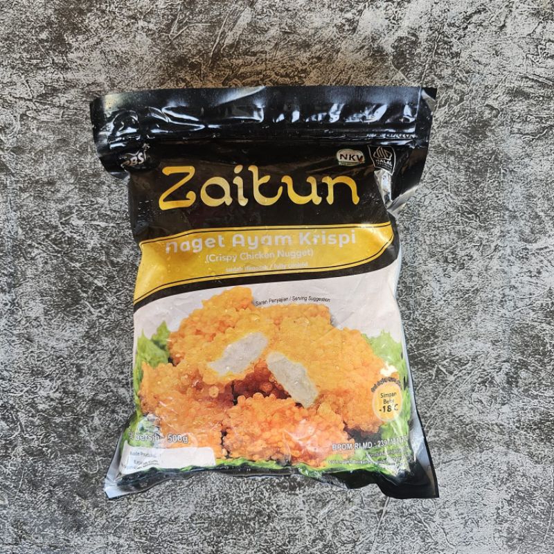 

Zaitun Naget Ayam Crispy 500Gr