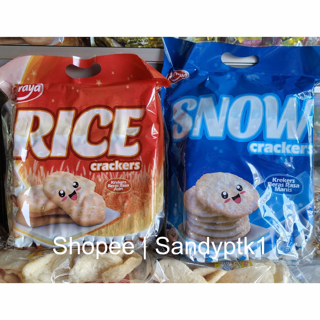 

Snack Kraker Beras Asin Manis Salty Rice Cracker Snow Crackers Naraya