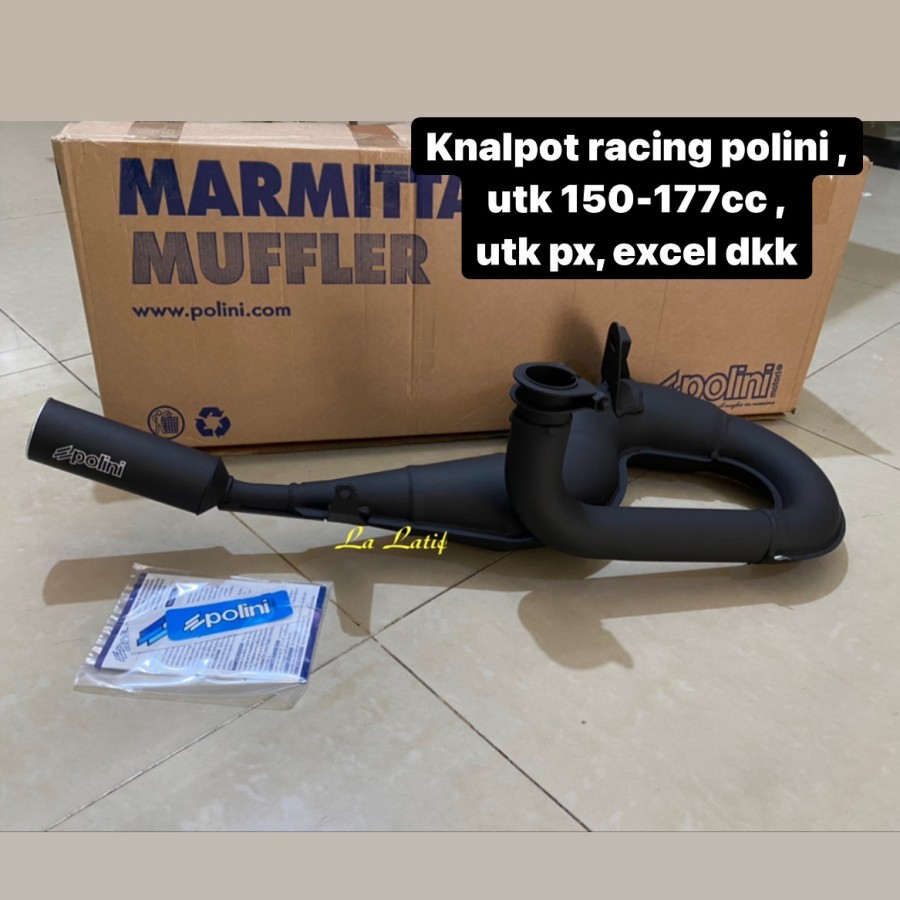 Knalpot polini italy  utk vespa px excel sprint dkk