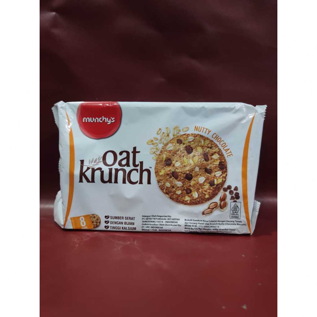

Munchys Oat Krunch Nutty Chocolate 208G