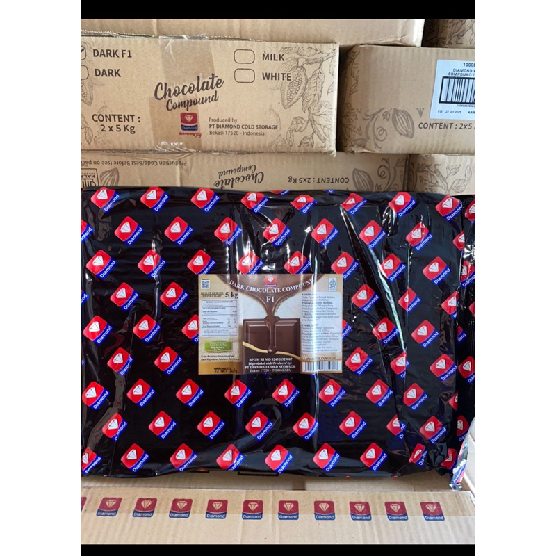 

ADY78 CHOCOLATE COMPOUND DIAMOND F1 5 Kg COKLAT BLOK COKLAT BATANG DIAMOND