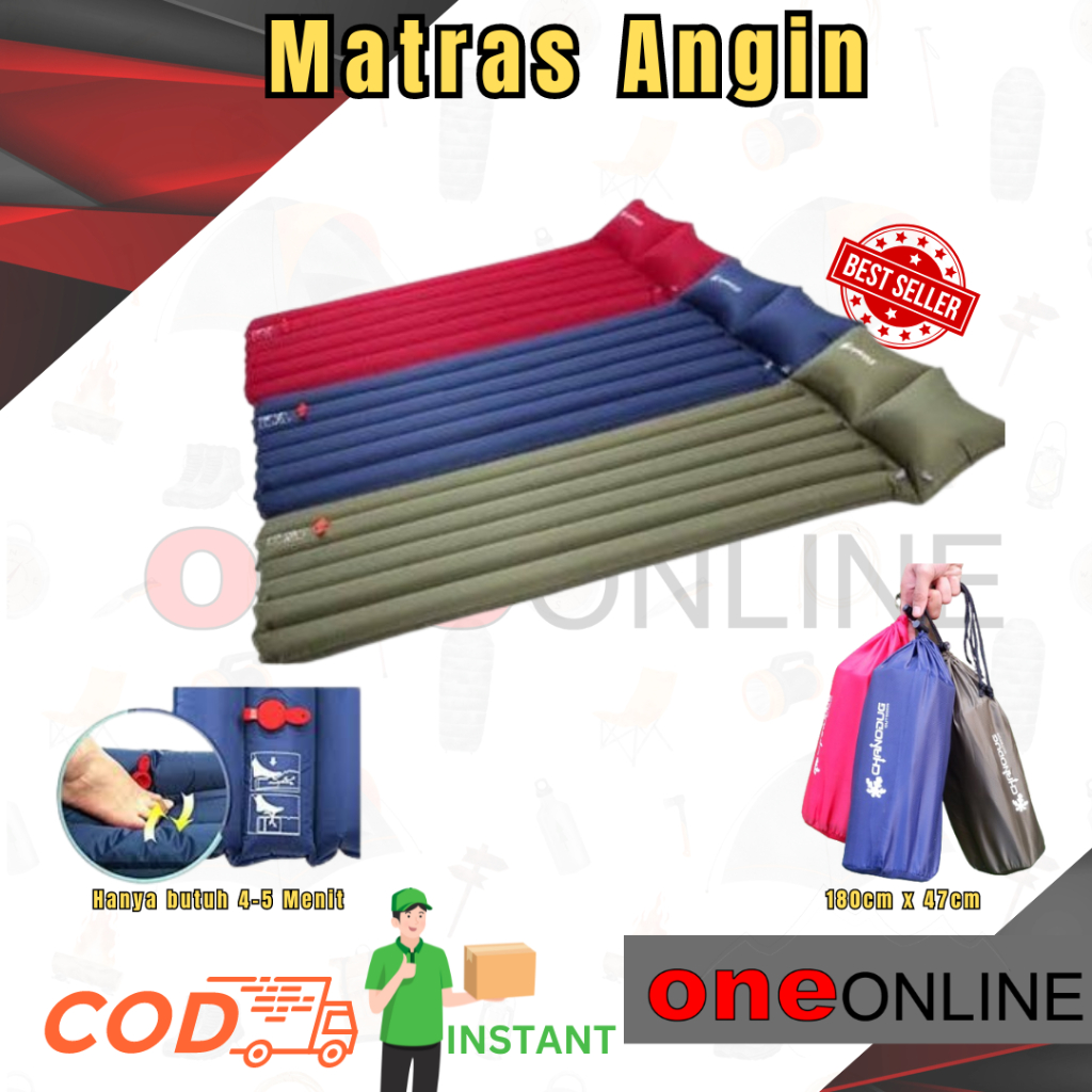 Matras Angin/Matras Air/Matras Camping/Matras travel/Matras Tidur/Matrtas Otomatis/Matras Outdoor