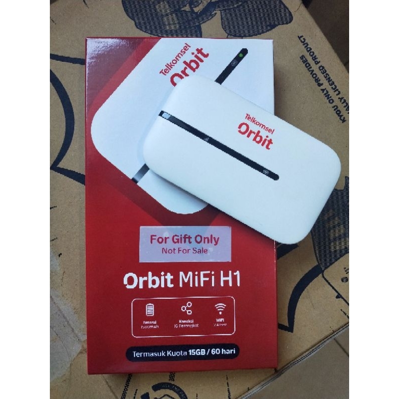 Modem Huawei Orbit MIFI H1 E5576 Telkomsel Tsel Putih Second Mulus