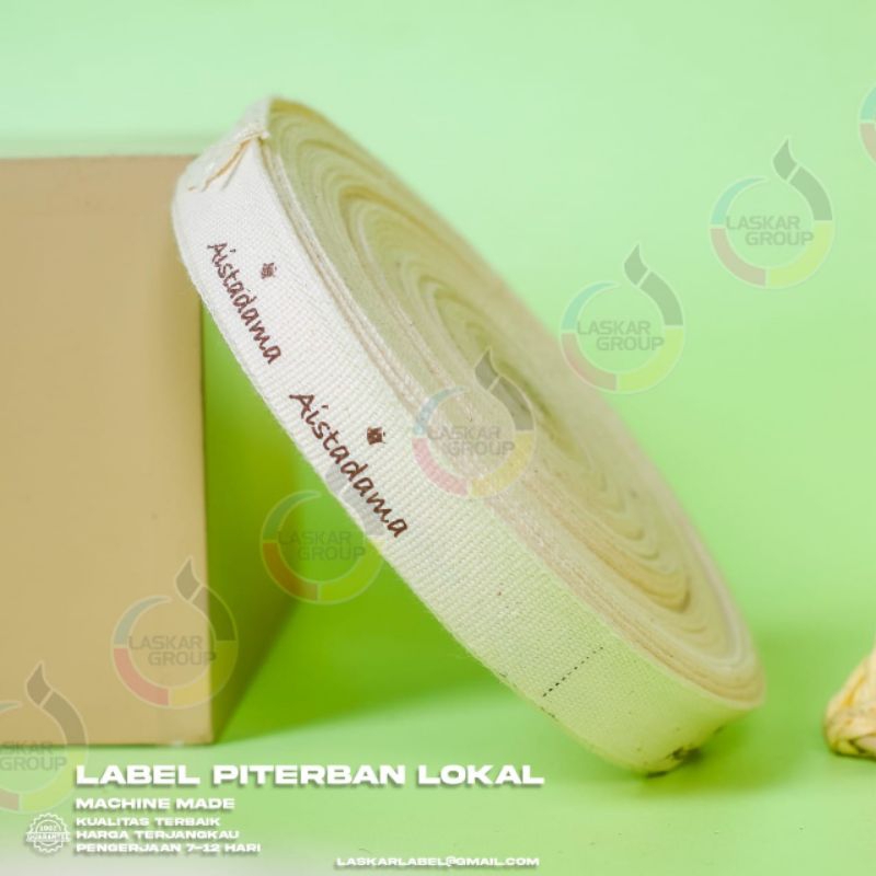 

label piterban / label nama / piterban lokal