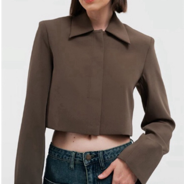 Duma Frank Cropped Blazer [Olive]