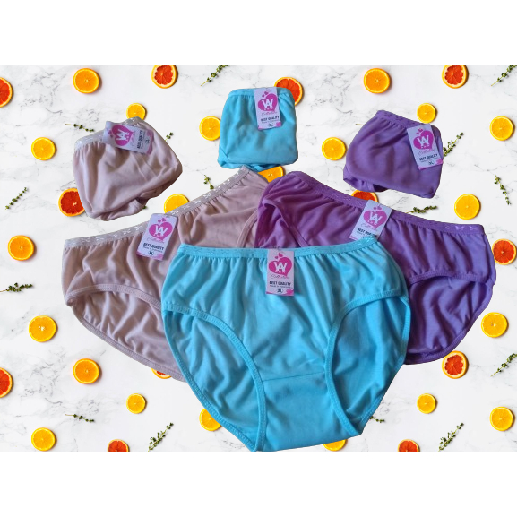 CELANA DALAM KATUN WANITA 6pcs dan 12pcs  | 1 LUSIN CD WANITA DEWASA