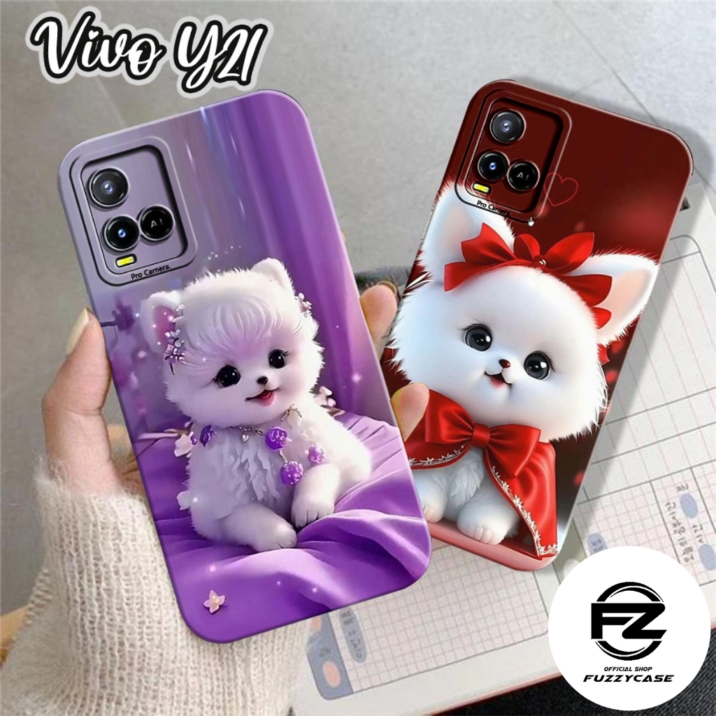 Softcase Prokamera VIVO Y21/Y21A/Y21S/Y33S/Y33T Motif Kucing Cantik full colour Kekinian Aesthetic C