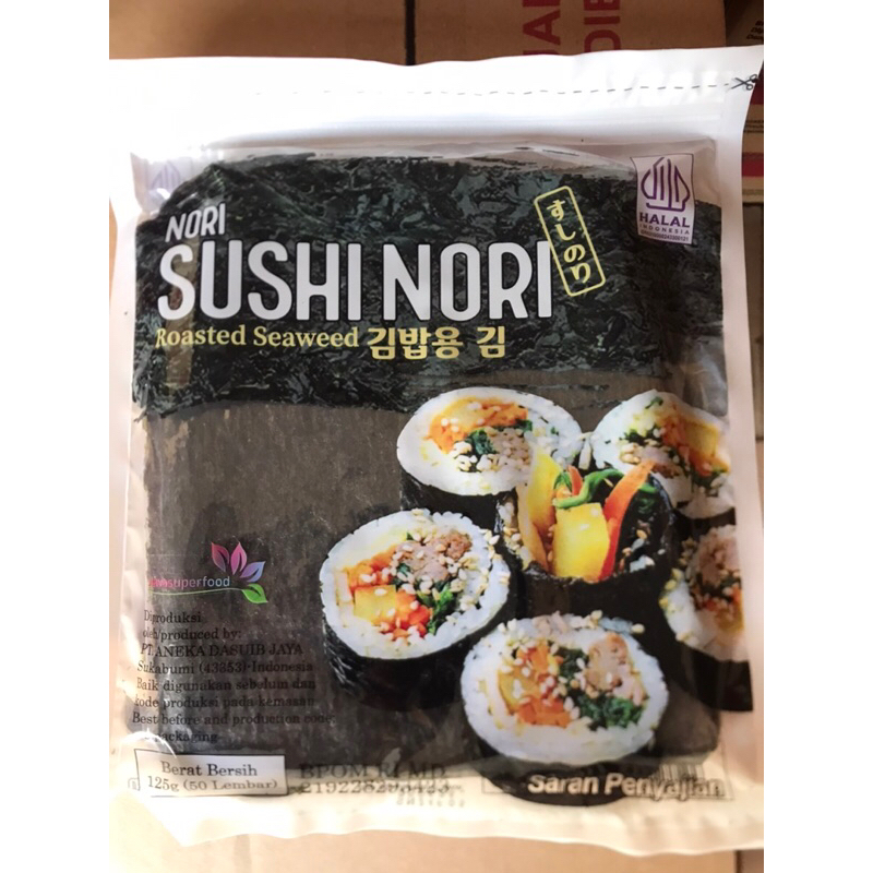 

Nori Sushi 50 lembar