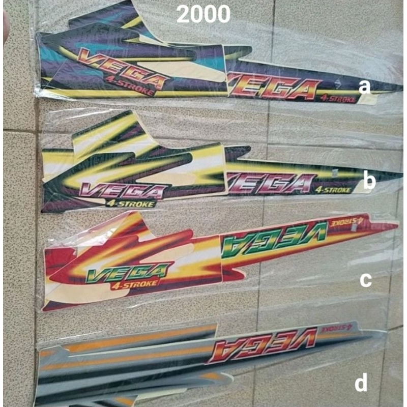 striping sticker yamaha vega lama 2000