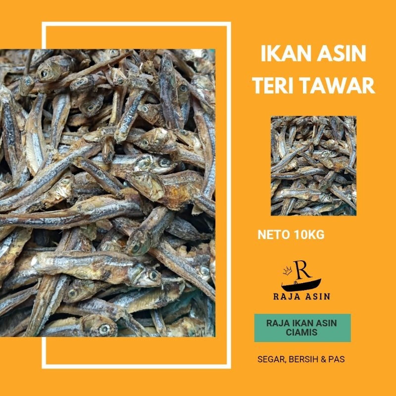 

IKAN ASIN TERI TAWAR 10kg