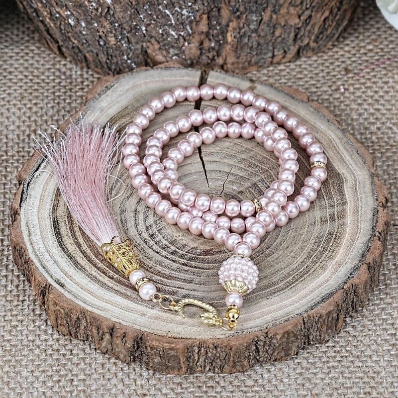 Tasbih Mutiara Rumbai Turki / Tasbih Mutiara Huruf Waw Turki