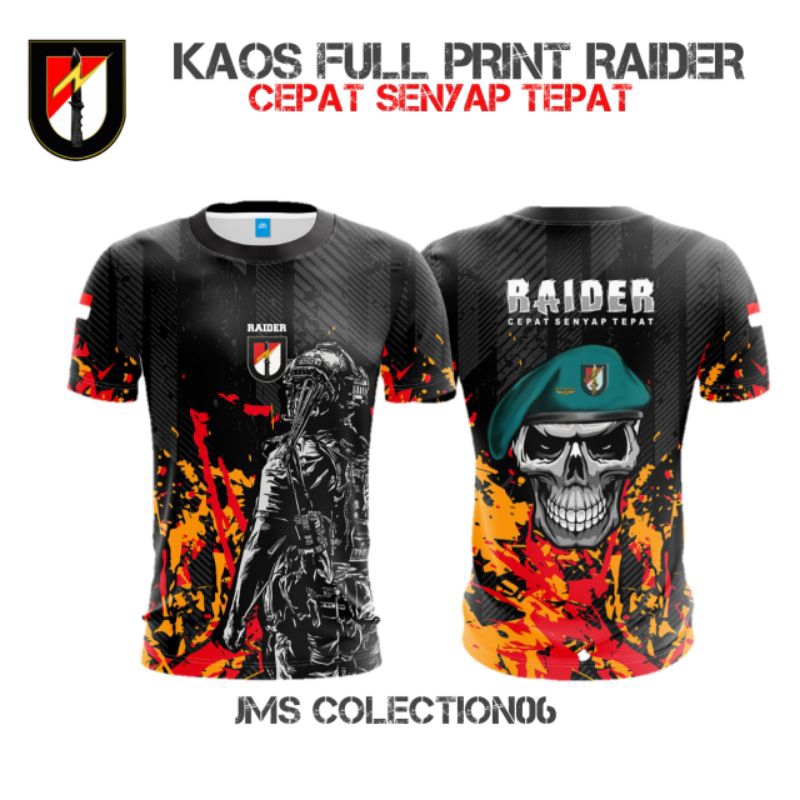 kaos full print raider / baju kaos raider/ kaos raider premium keren bisa cod