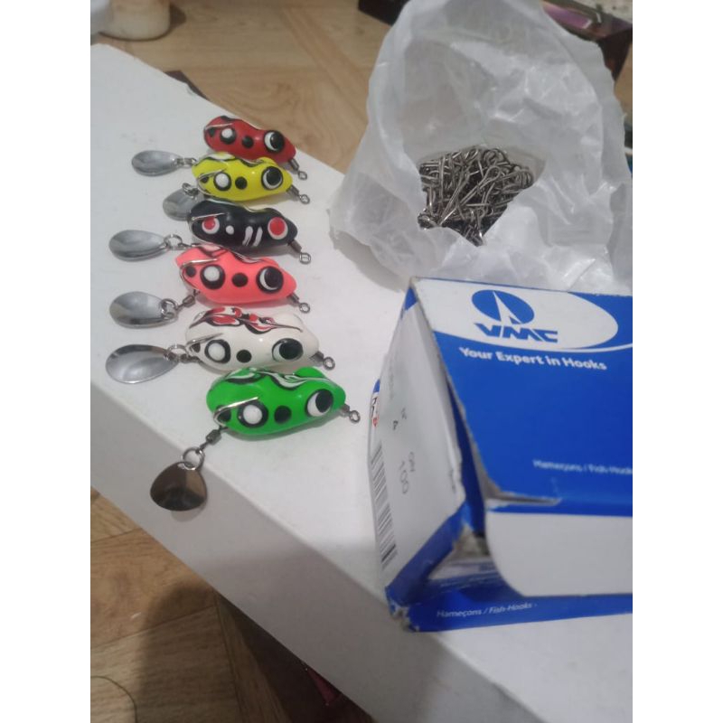 soft frog handmade / umpan kodok palsu / umpan casting 3 cm