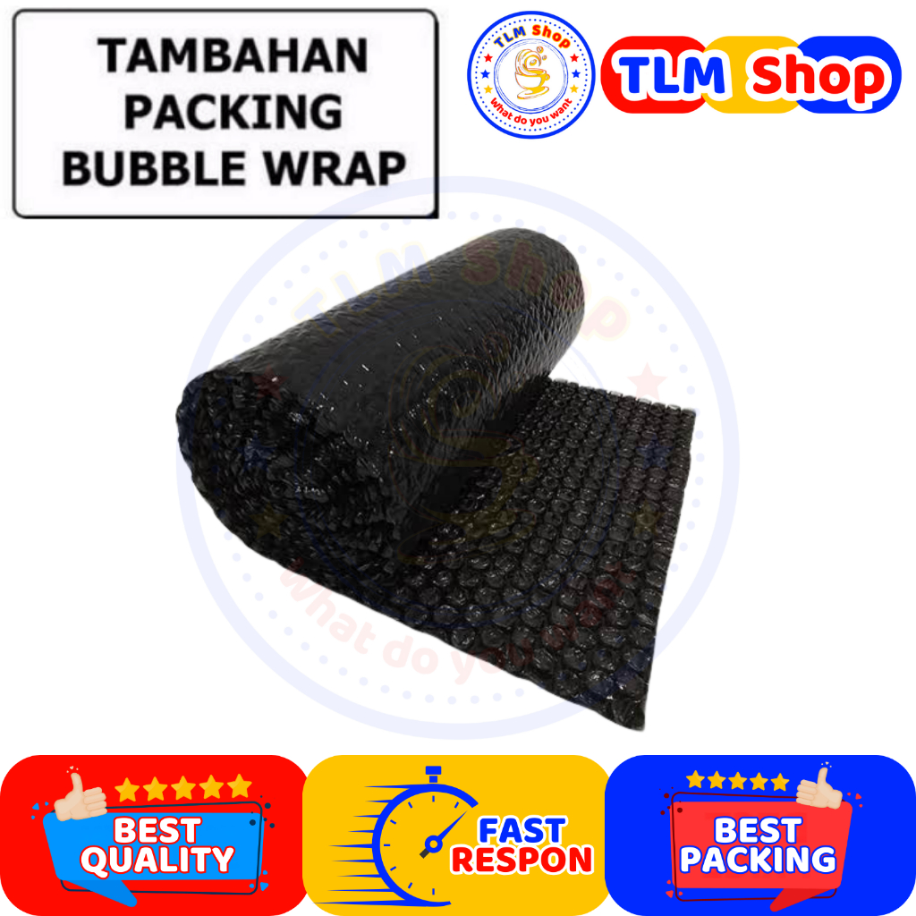 

Extra buble wrap / tambahan bubble wrap untuk packingan